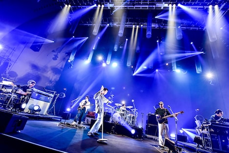 Suchmos「Suchmos "YOU'VE GOT THE WORLD TOUR"」神奈川・パシフィコ横浜 国立大ホールの様子。(Photo by Shun Komiyama)