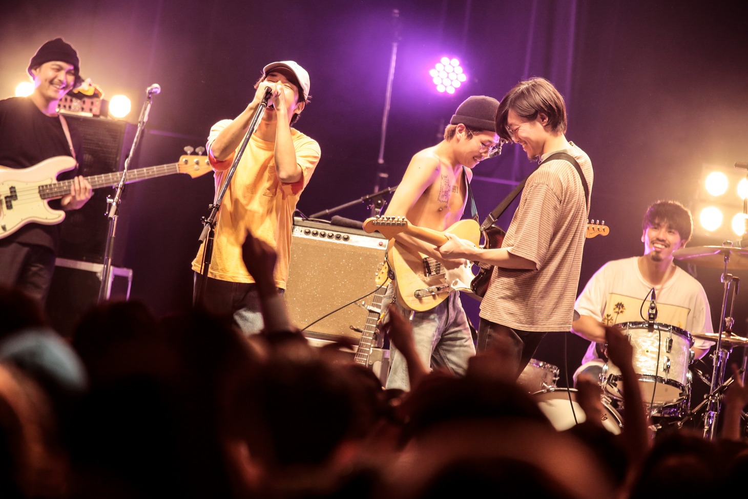 never young beach「April O'Neal 2018」東京・Zepp Tokyo公演の様子。（Photo by Yosuke Torii）