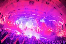 Suchmos「Suchmos "YOU'VE GOT THE WORLD TOUR"」神奈川・パシフィコ横浜 国立大ホールの様子。（Photo by Shohei Maekawa）