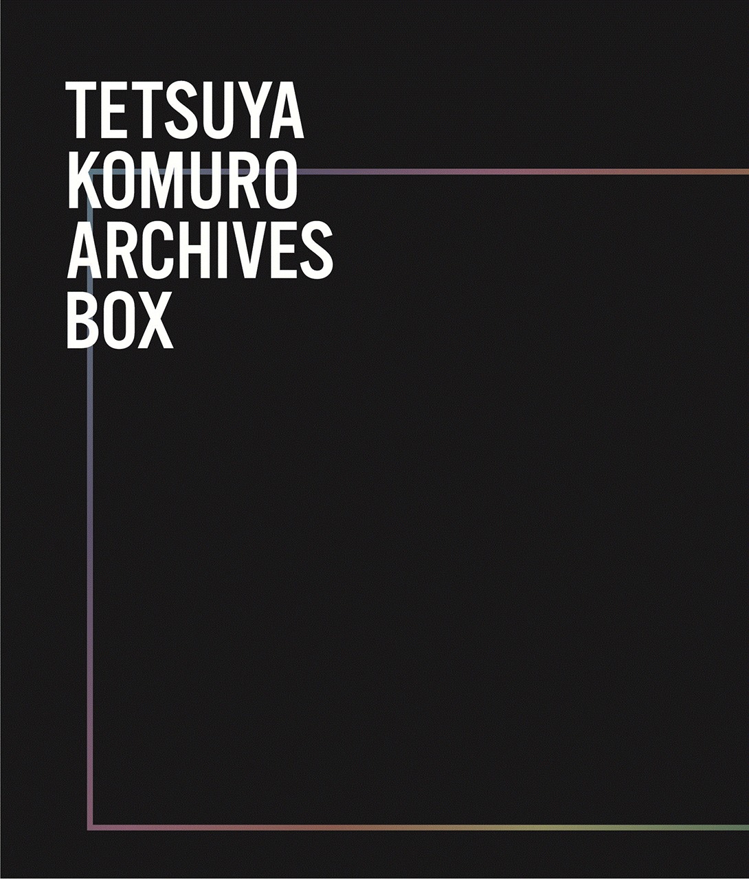 小室哲哉「TETSUYA KOMURO ARCHIVES BOX」ジャケット