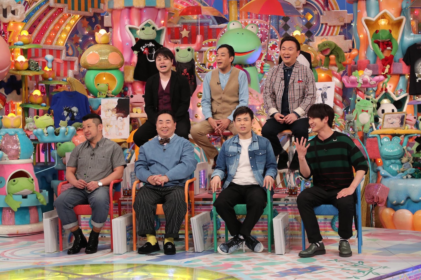 「アメトーーク！」に出演する「HUNTER×HUNTER芸人」たち。(c)テレビ朝日