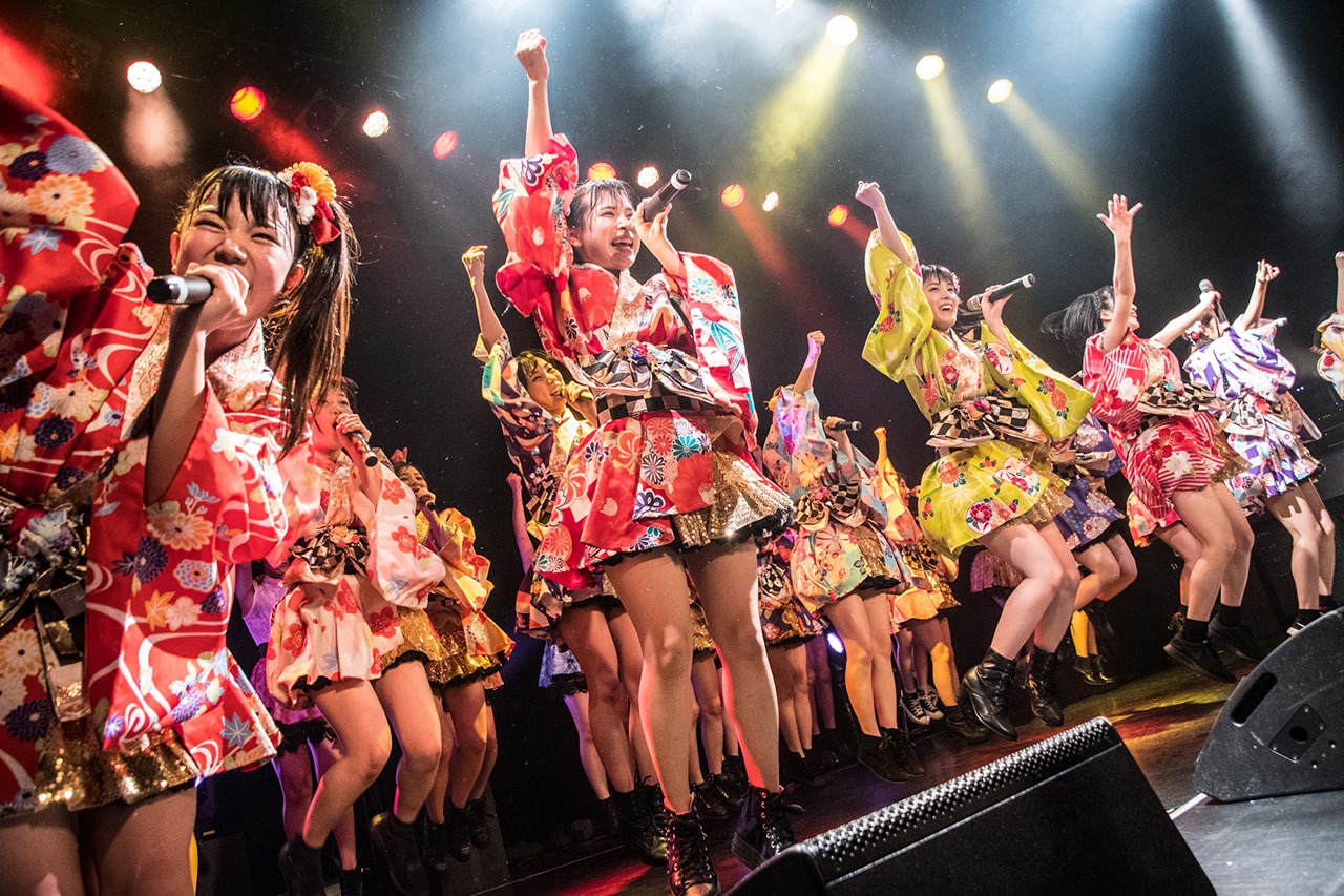 アイドルカレッジ「アイカレボリューション2018 革命的な春の東名阪ツアー」東京・WWW X公演の様子。（撮影：古川朋久）