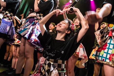 アイドルカレッジ「アイカレボリューション2018 革命的な春の東名阪ツアー」東京・WWW X公演の様子。（撮影：古川朋久）
