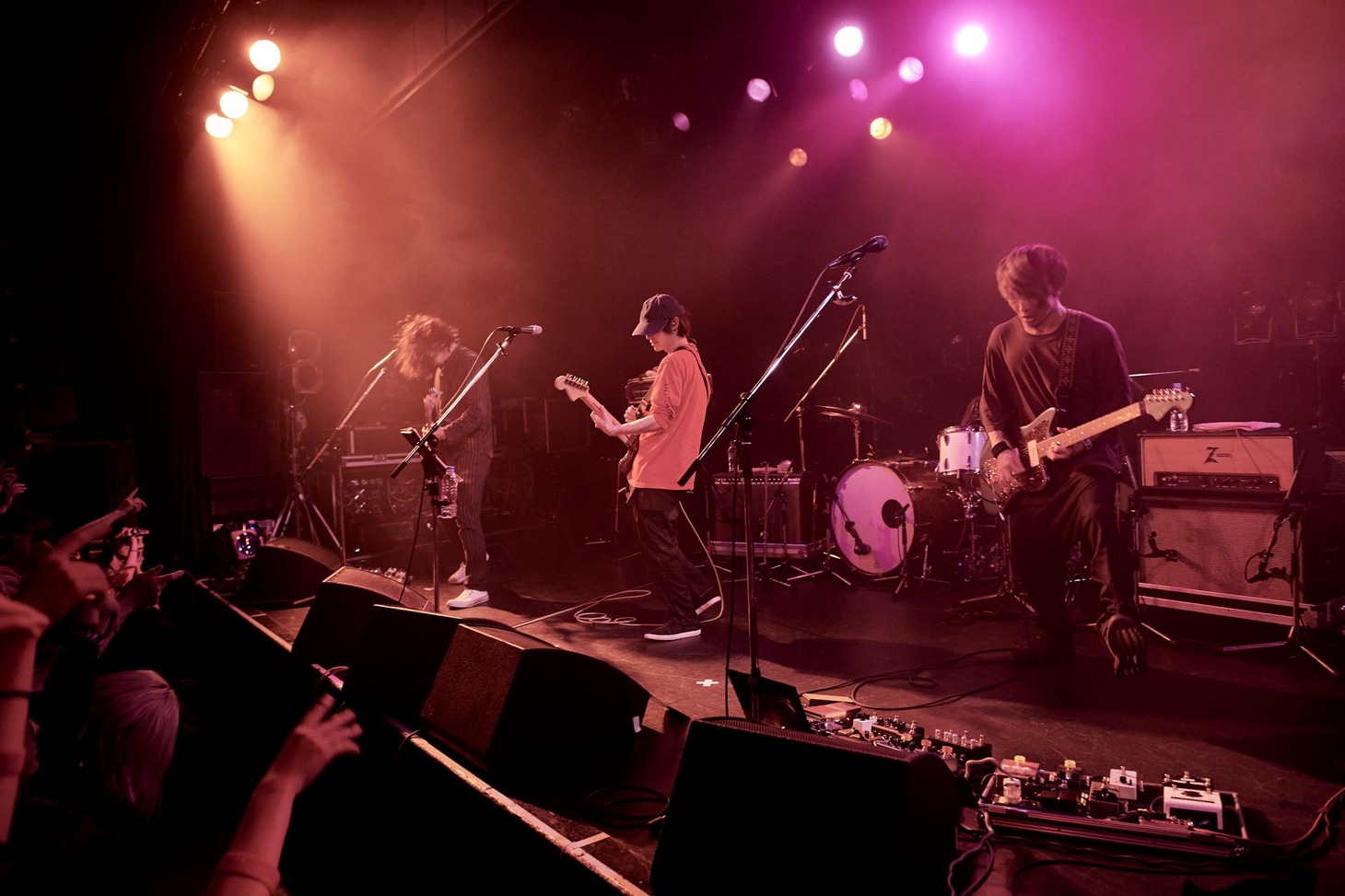 ART-SCHOOL「ART-SCHOOL TOUR 2018『In Colors』」東京・LQUIDROOM公演の様子。（撮影：中野敬久）