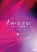 田口淳之介「DIMENSIONS~JUNNOSUKE TAGUCHI LIVE TOUR 2018」DVD盤ジャケット