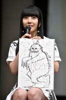 相沢梨紗が描いたモケーレムベンベ。