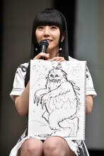 相沢梨紗が描いたモケーレムベンベ。