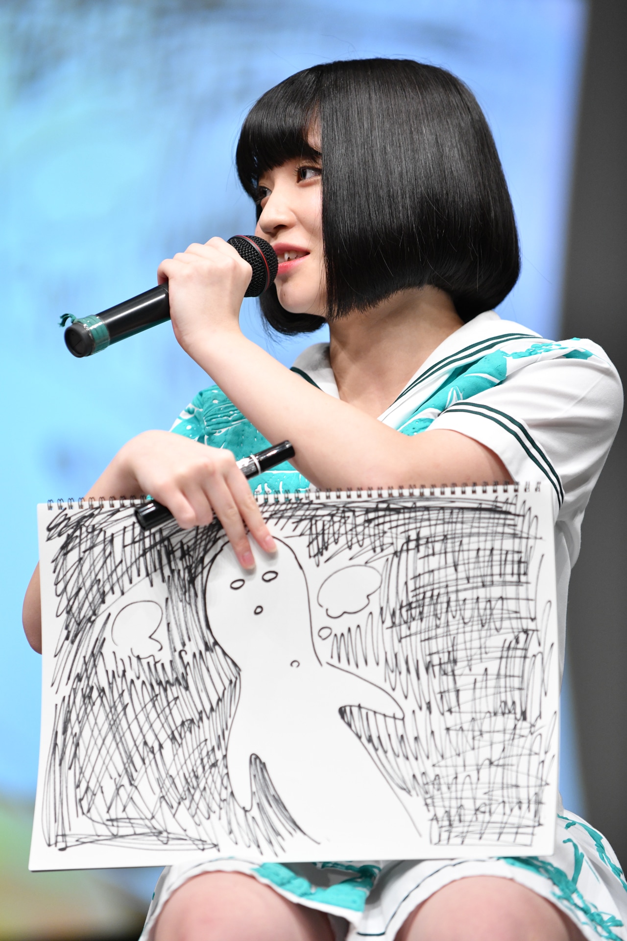根本凪が描いたモケーレムベンベ。