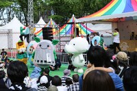 「ゆるキャラショータイム」の様子。（撮影：中磯ヨシオ）