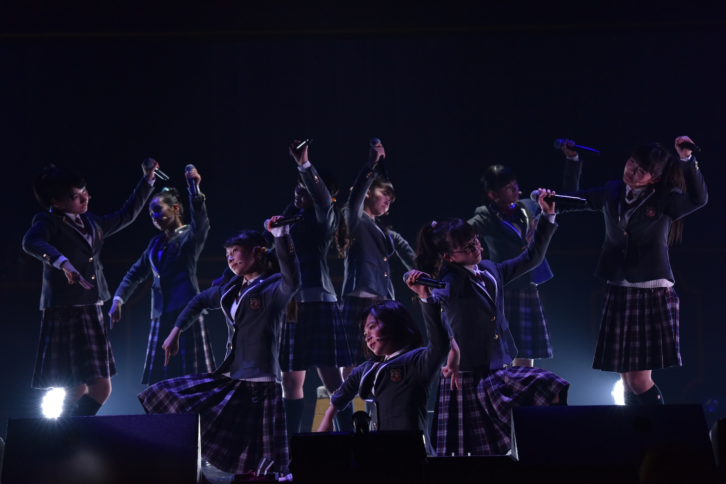 「さくら学院 2018年度 ～転入式～」の様子。