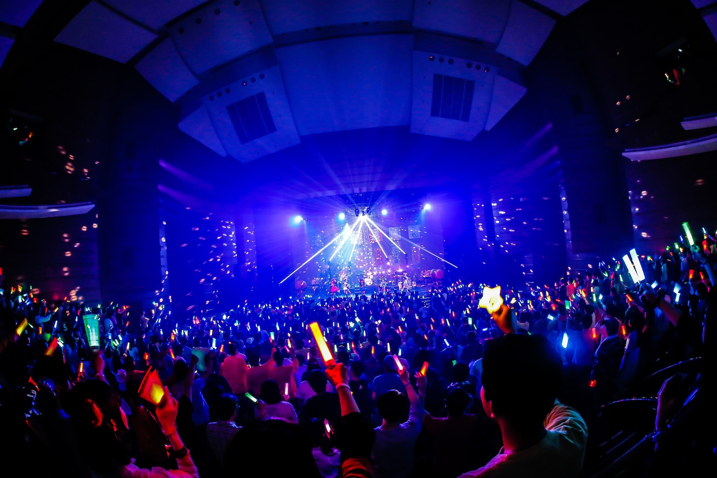 「バンもん！コンサート2018 サブカル大相撲▽ドス恋！ ヨイショ！ ～春場所はっけよいのこった～」NHK大阪ホール公演の様子。
