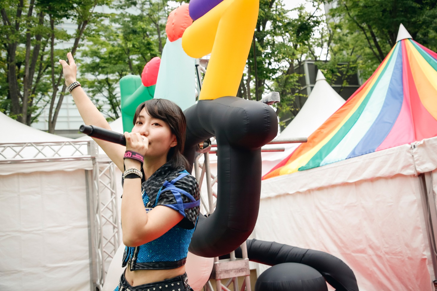 新井愛瞳（アップアップガールズ（仮）） （撮影：山川哲矢）