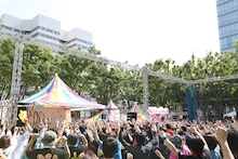 DJダイノジのパフォーマンスの様子。（大谷ノブ彦）（撮影：中磯ヨシオ）