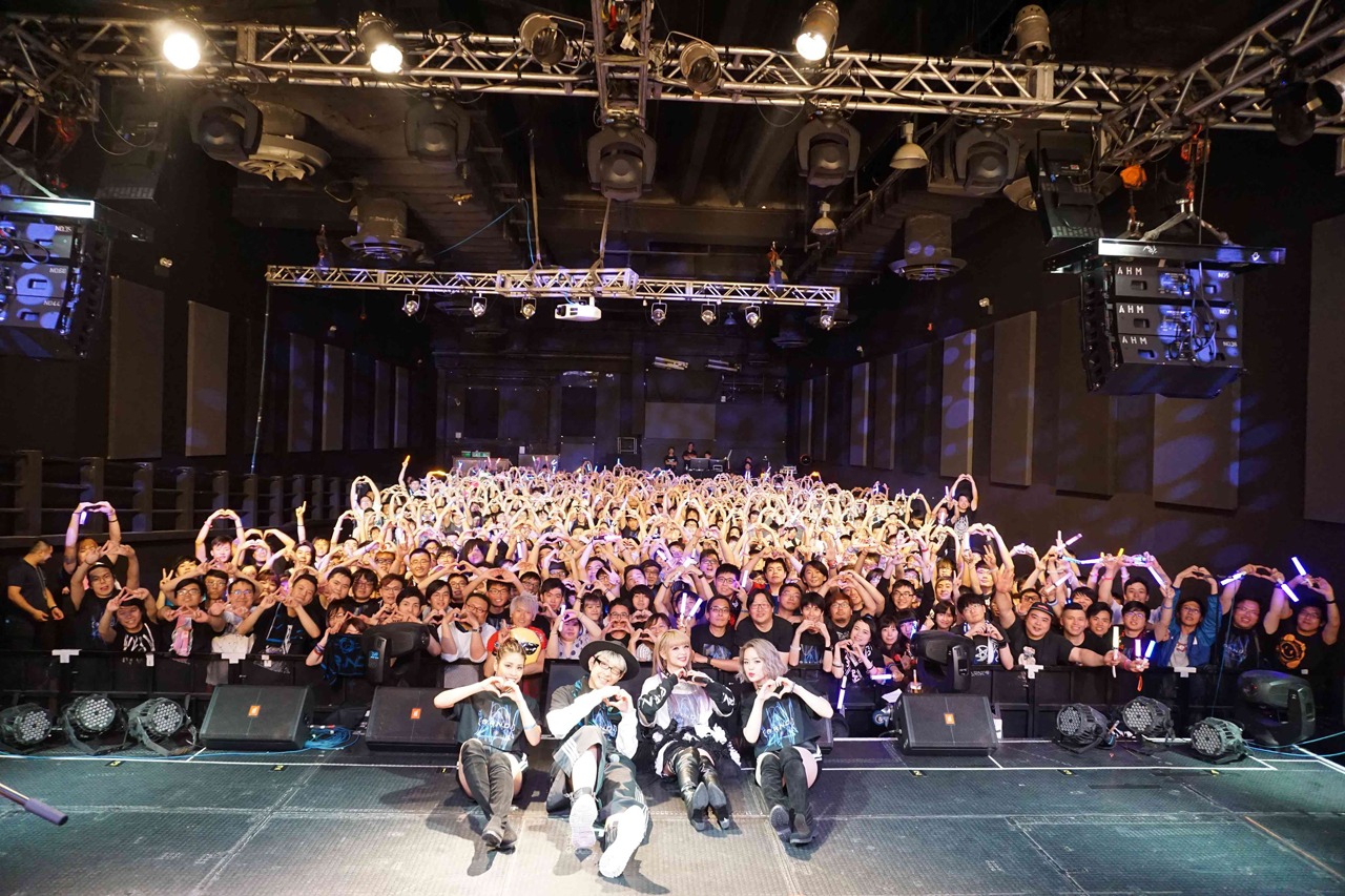 GARNiDELiA「GARNiDELiA stellacage Tour 2018～G.R.N.D.～」最終公演の様子。