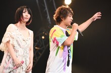 左から大森靖子、ピエール中野（凛として時雨）。