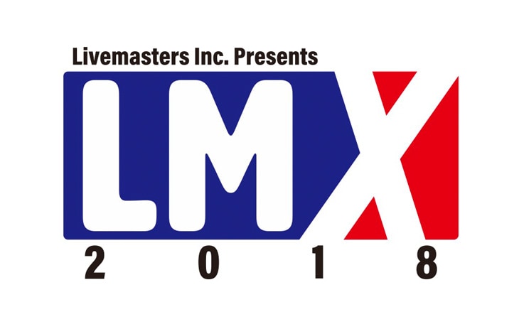 「Livemasters Inc. Presents "LMX 2018"」ロゴ