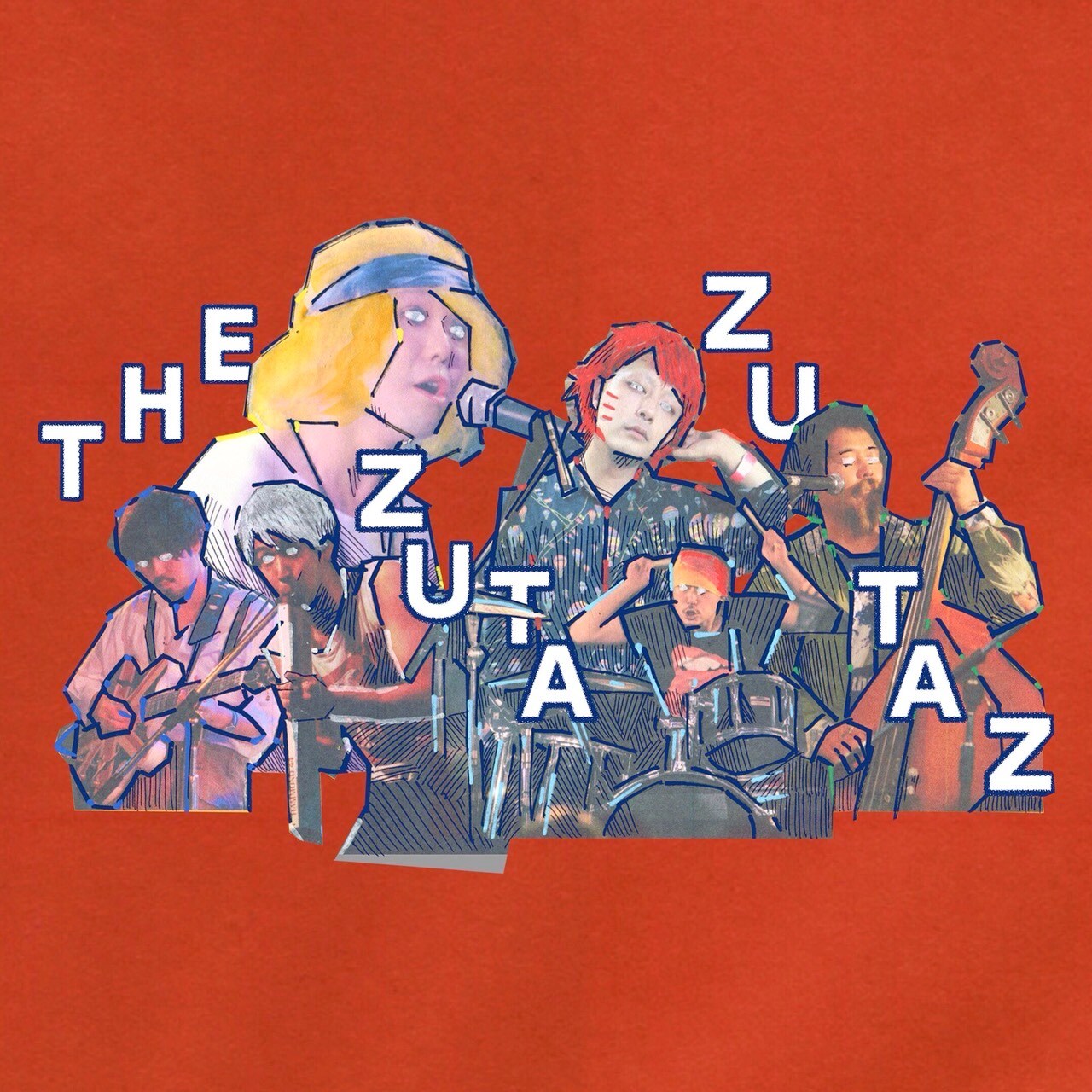 THE ZUTAZUTAZ。左がNabetoshi（G）。