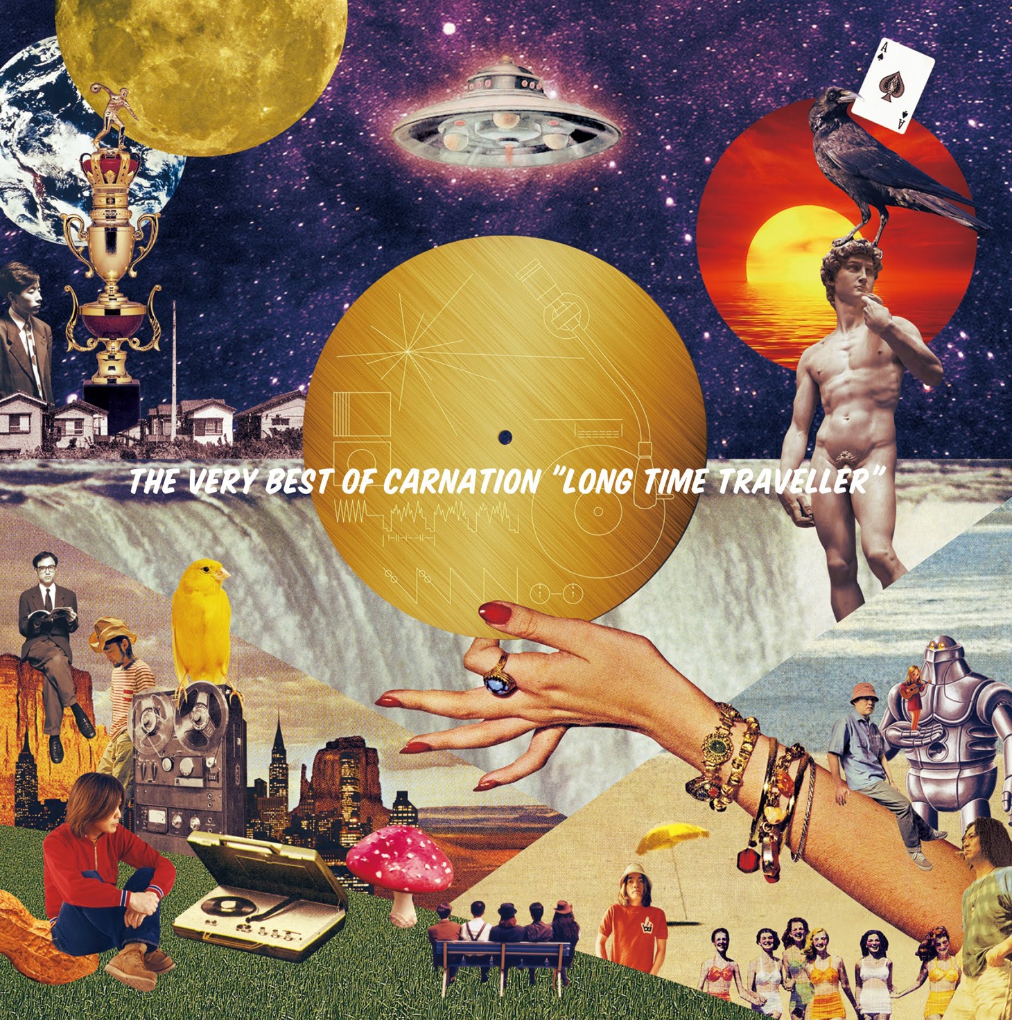 カーネーション「The Very Best of CARNATION "LONG TIME TRAVELLER"」ジャケット