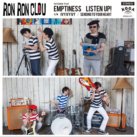 RON RON CLOU「Emptiness / Listen Up!」ジャケット