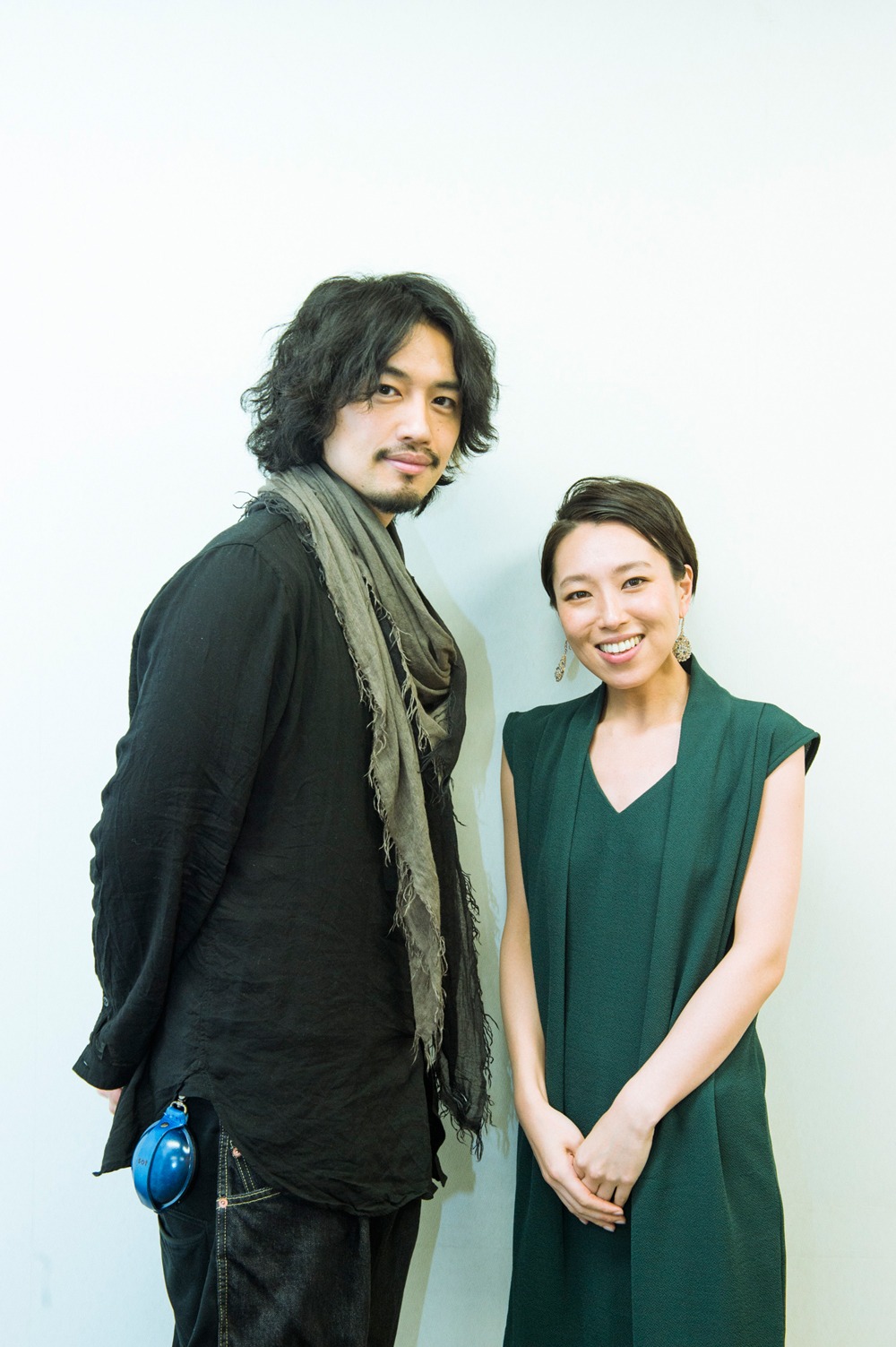 齊藤工と笹川美和。（撮影：田中聖太郎）