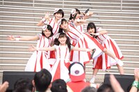 ばってん少女隊「いま、会いにゆきナス」東京・ダイバーシティ東京プラザ フェスティバル広場の様子。
