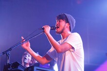 MONJOE（Vo, Syn）（Photo by Kosuke Ito）