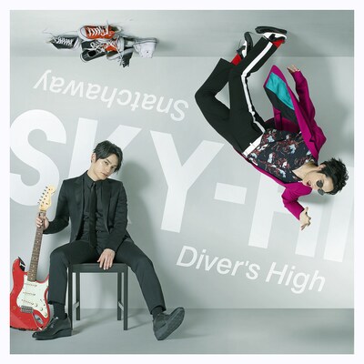 SKY-HI「Snatchaway / Diver's High」CD+DVD盤ジャケット