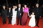 「第71回カンヌ国際映画祭」での「万引き家族」レッドカーペットの様子。