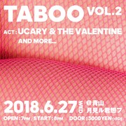 「“TABOO"vol. 2」告知用画像