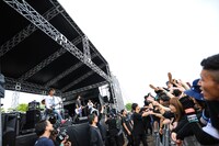 「東北ジャム2018 in 福島あだたら」NAMBA69のライブの様子。