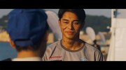 「OVER DRIVE」×「TOYOTA GAZOO Racing」テレビCM「『追い越せ、何もかも。篤洋』篇」のワンシーン。
