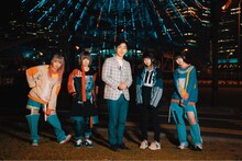 左からようなぴ、しふぉん、DOTAMA、けちょん、あの。