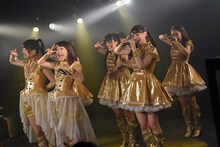 はちみつロケット「HMV Presents “はちロケ春の三大祭”」東京公演「宇宙初！新曲も聴けちゃう祭」の様子。