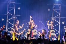 ばってん少女隊「5.19 ZEPP DIVERCITY大会 ～博多美少女上京物語～」の様子。（Photo by Ray Otabe）