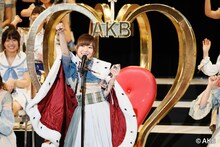 昨年6月に行われた「AKB48 49thシングル選抜総選挙」の様子。
