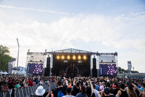 「Rock On The Range 2018」に出演したBABYMETAL。 (C) Amuse Inc. Photos by Calan Beasley