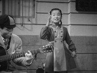 「ひばりのアンコール娘」のワンシーン。