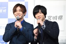 山田涼介と知念侑李。