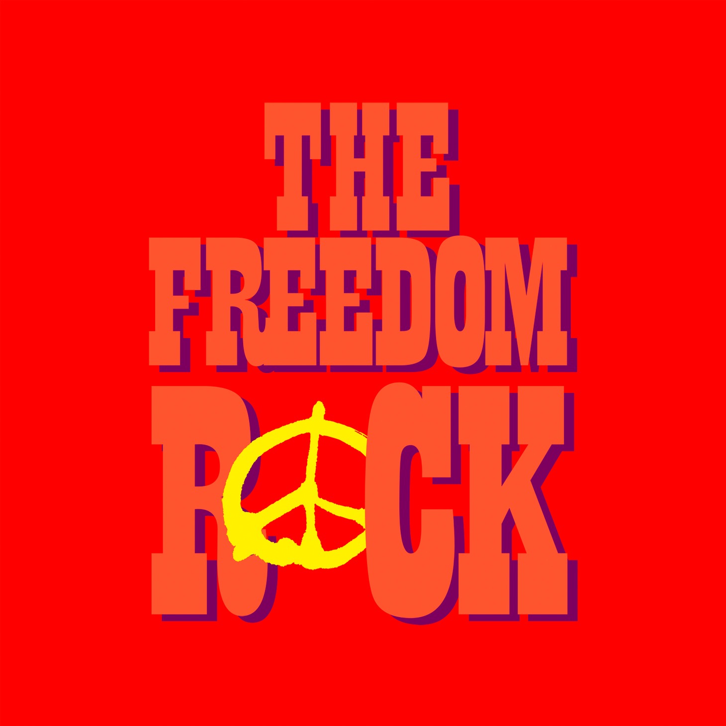 PUSHIM「THE FREEDOM ROCK」配信ジャケット