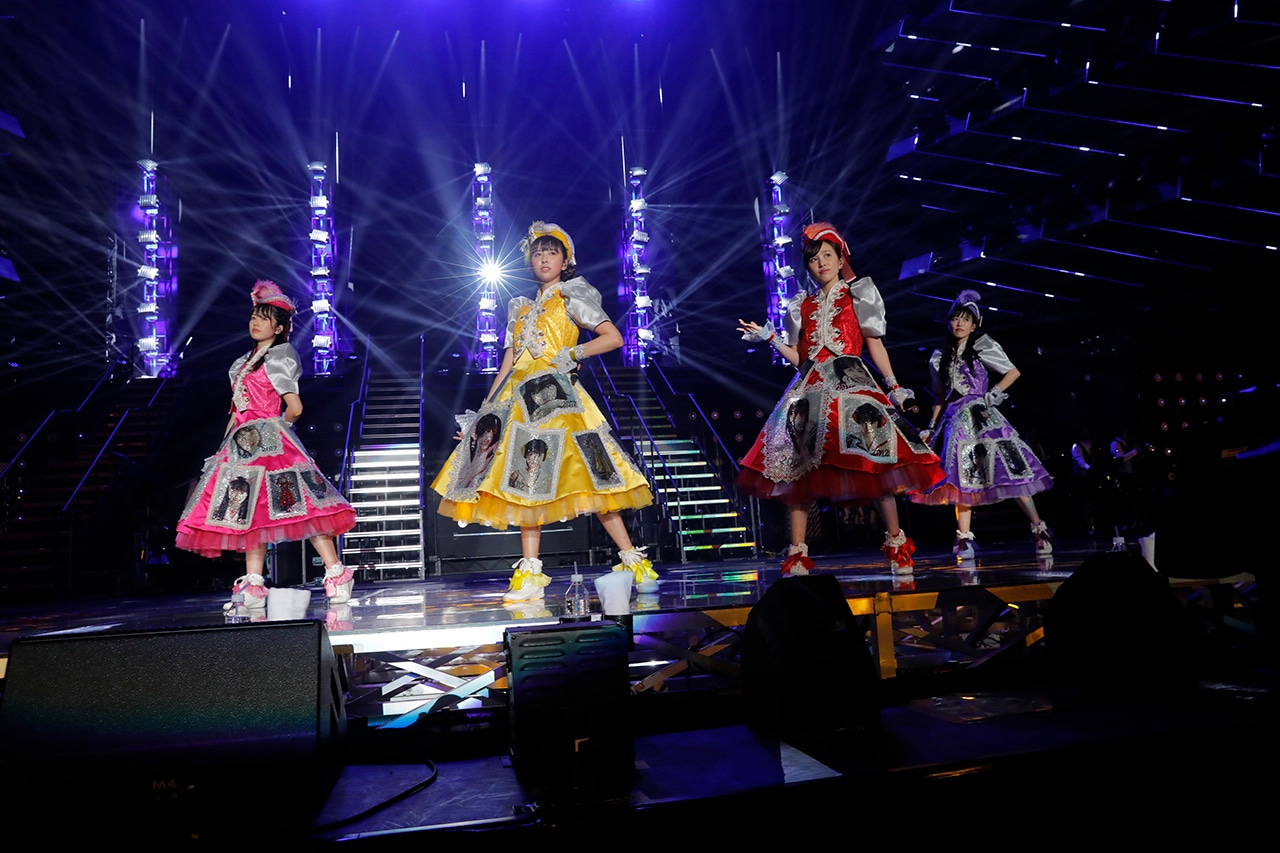 「ももいろクローバーZ 10th Anniversary The Diamond Four -in 桃響導夢-」5月22日公演の様子。（Photo by HAJIME KAMIIISAKA + Z）