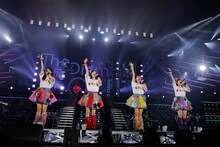 「ももいろクローバーZ 10th Anniversary The Diamond Four -in 桃響導夢-」5月22日公演の様子。（Photo by HAJIME KAMIIISAKA + Z）