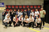 EXILE THE SECONDと全日本柔道男子監督の井上康生、柔道選手たち。