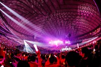 「ももいろクローバーZ 10th Anniversary The Diamond Four -in 桃響導夢-」5月23日公演の様子。（Photo by HAJIME KAMIIISAKA + Z）