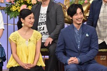 鶴田真由とディーン・フジオカ。 (c)日本テレビ