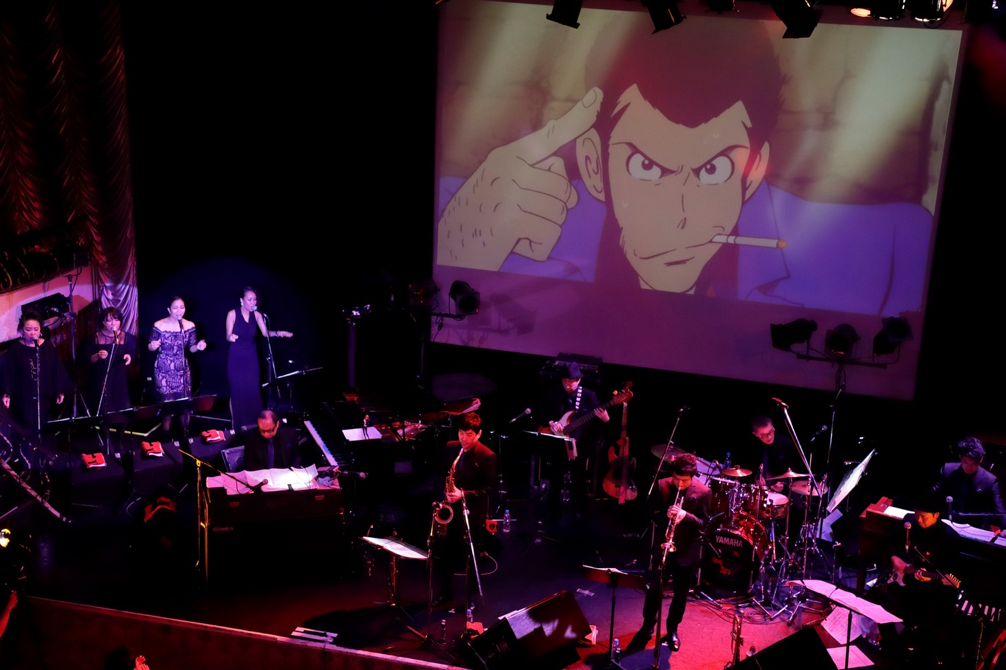 「ルパン三世コンサート～LUPIN! LUPIN!! LUPIN!!! 2018～」の様子。（撮影：名和真紀子）