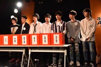 結果発表の様子。