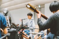 蓮沼執太フルフィル公開リハーサルの様子。（撮影：後藤武浩）