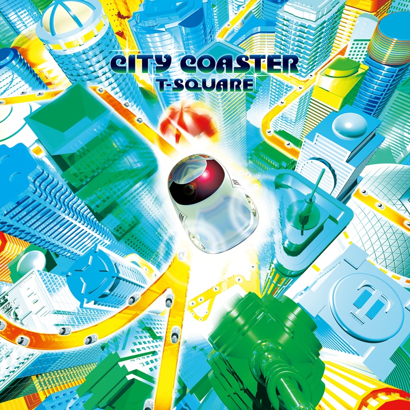 T-SQUARE「CITY COASTER」アナログ盤ジャケット
