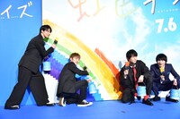 左から高杉真宙、佐野玲於、中川大志、横浜流星。