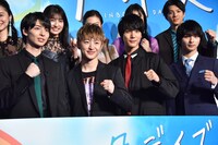 左から高杉真宙、佐野玲於、中川大志、横浜流星。